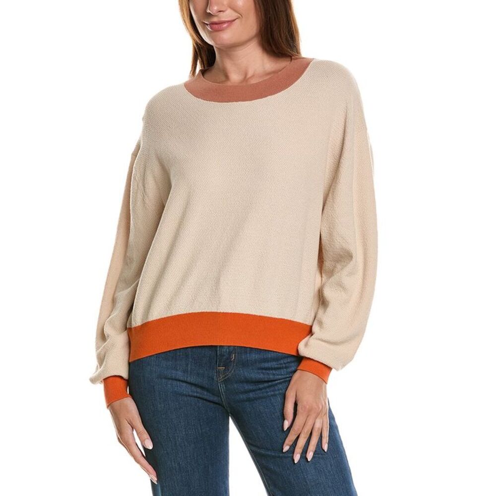 Wispr Womens  Sketch Embroidered Silk-Blend Sweater